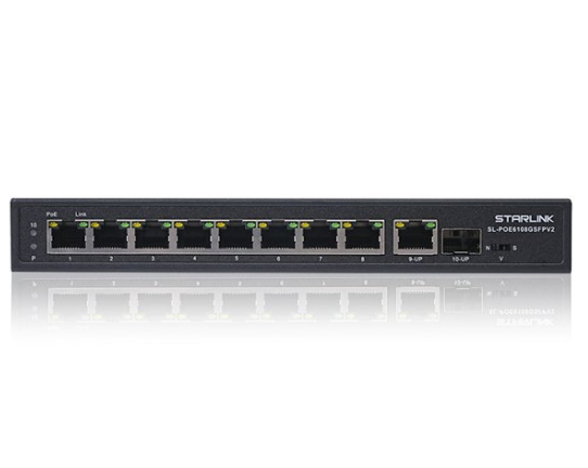TP-LINK JetStream PoE+지원 SL-POE6108GSFPV2 SFP슬롯 관리형스위치