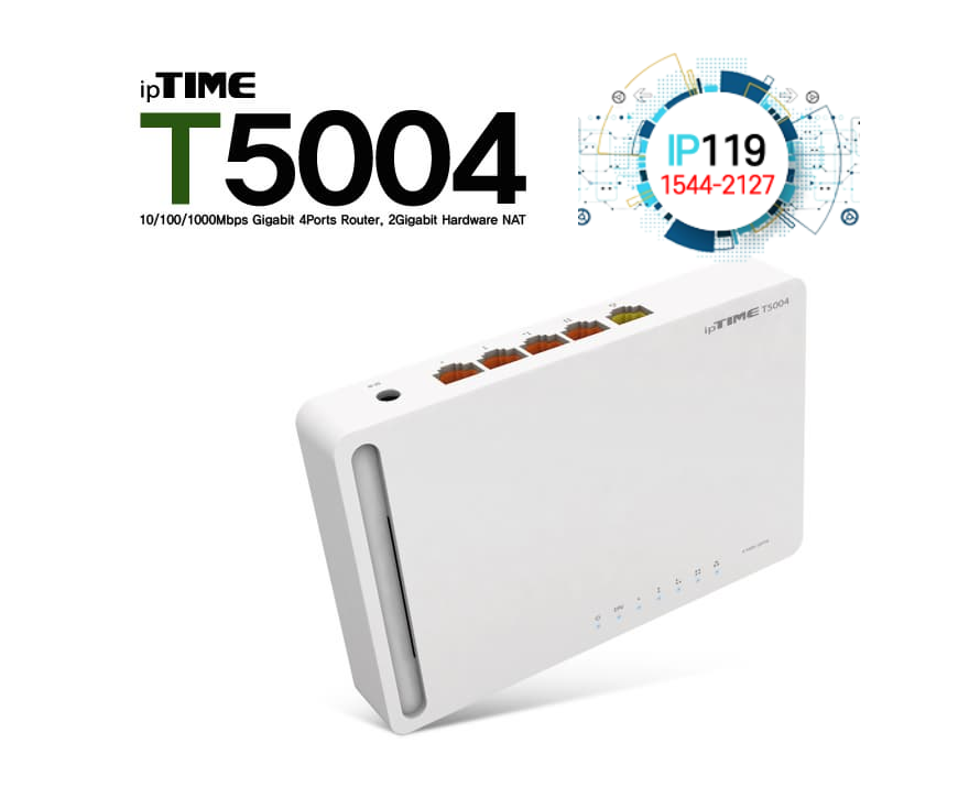 EFM네트웍스 아이피타임 네트워크 확장 T5004 효율적인 관리