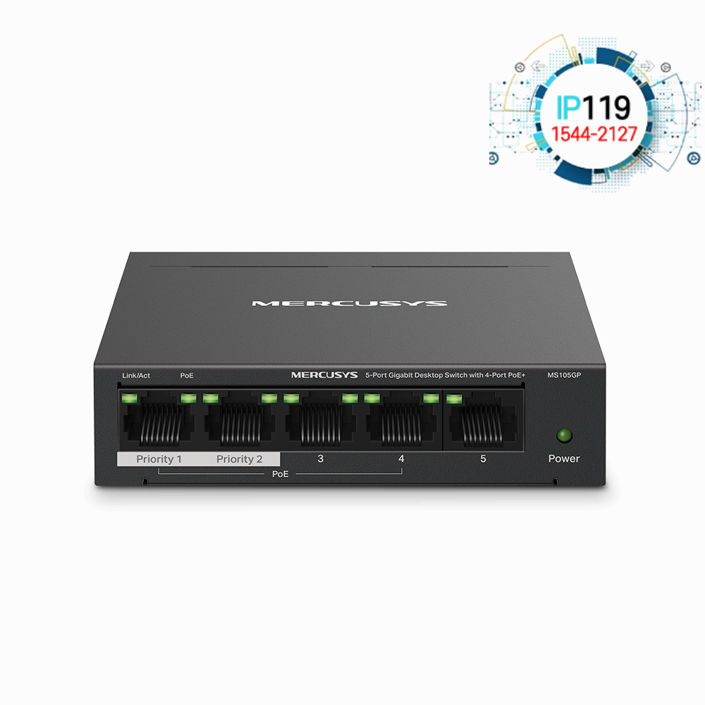 Mercusys 머큐시스 효율적인 관리 MS105GP 스마트 스위치