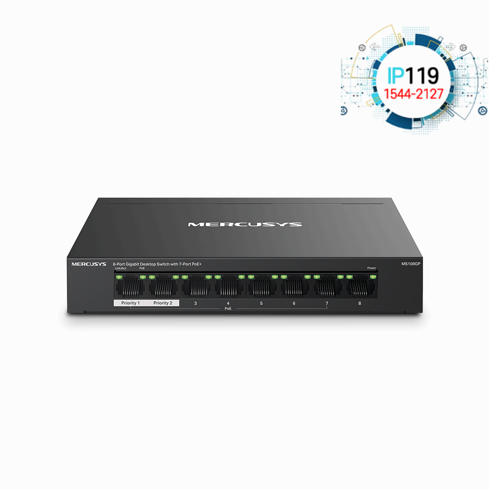 Mercusys 머큐시스 효율적인 관리 MS108GP 스마트 스위치