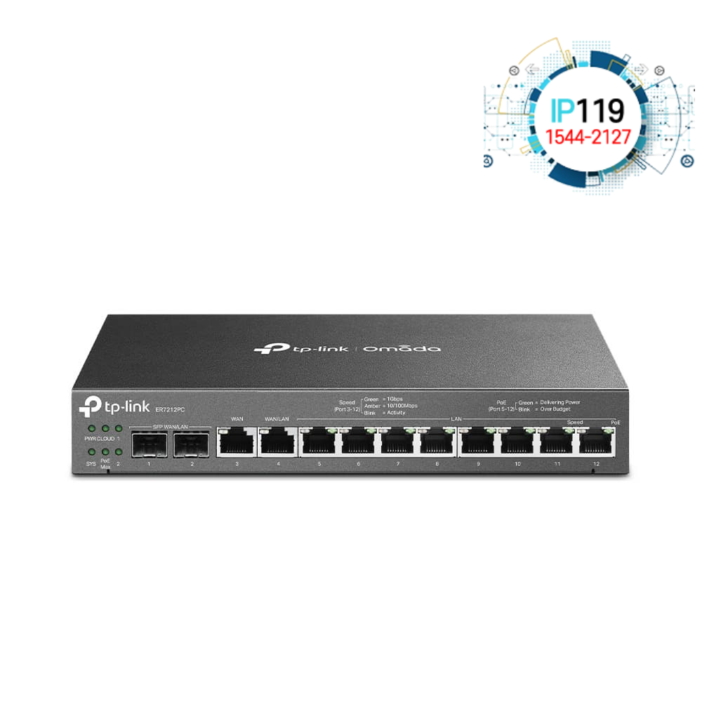 TPLINK 티피링크 8포트 ER7212PC VLAN지원
