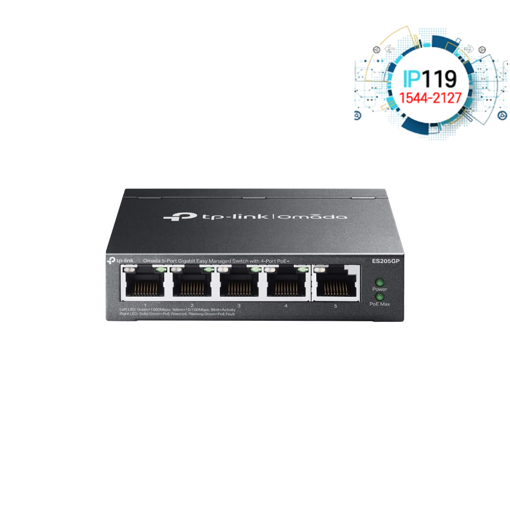 TPLINK 티피링크 5포트 ES205GP PoE지원