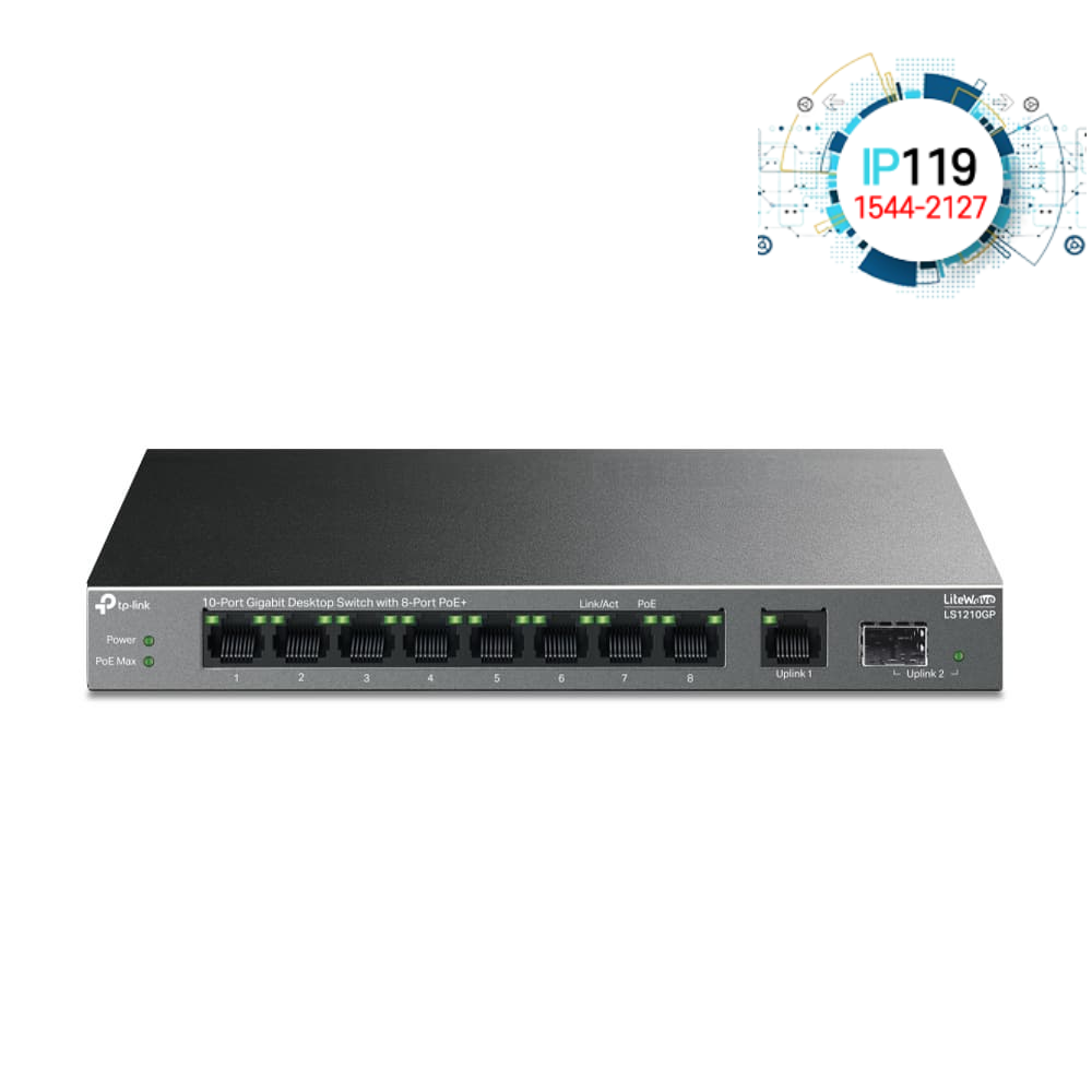 TPLINK 티피링크 PoE지원 LS1210GP 기가비트
