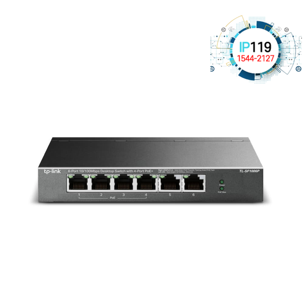 TPLINK 티피링크 랜선분배기 TL-SF1006P 효율적인 관리