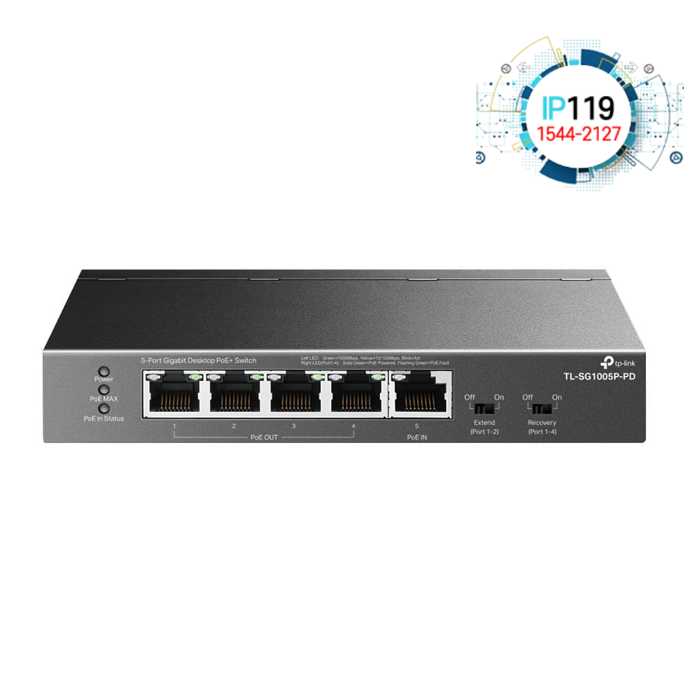TPLINK 티피링크 네트워크 확장 TL-SG1005P-PD 30W