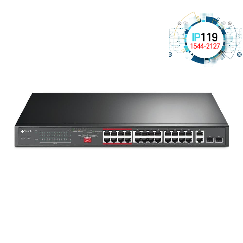 TPLINK 티피링크 기가비트 TL-SL1226P 스위칭허브