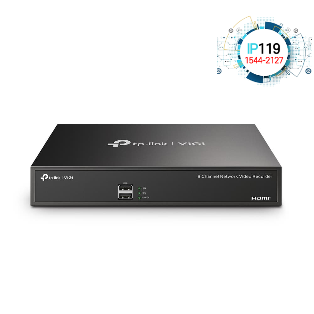 TPLINK 티피링크 고속 데이터 전송 VIGI NVR1008H 네트워크 비디오 레코더